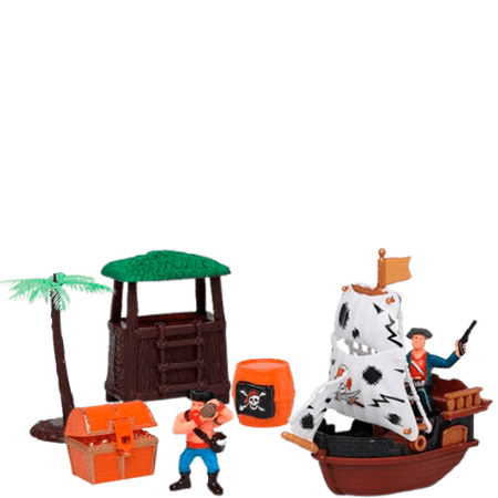 Keyly Toys lekset Piratskepp - 7 delar