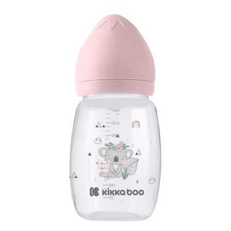 Kikka Boo Anti-Colic Savanna Pink Baby Feeding Bottle – 260 ml