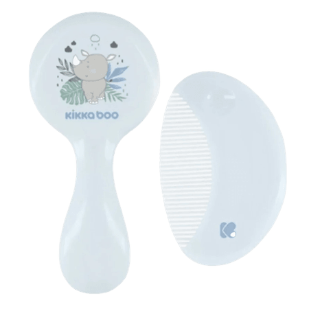 Kikka Boo Kam och Borste med Naturborst - Savanna Blue