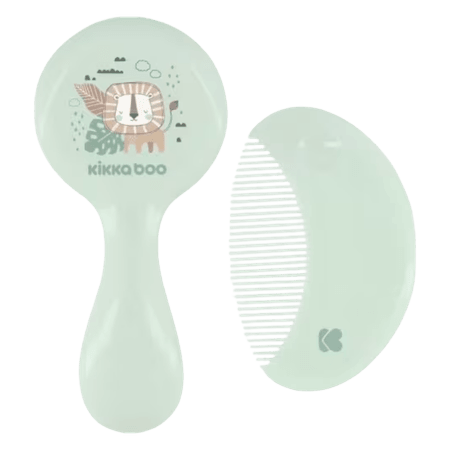 Kikka Boo Kam och Borste med Naturborst - Savanna Mint