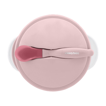Kikka Boo Suction Bowl With Heat Sensing Spoon – Rosa