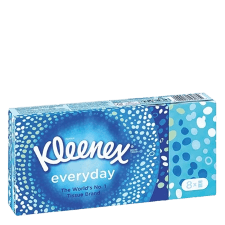 Kleenex Everyday Pocket Facial Tissues - 8 stk
