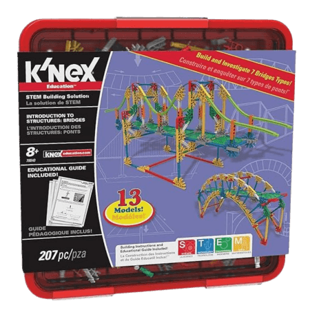 K’NEX Education Broar & Konstruktioner Byggset – 207 delar