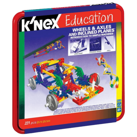 K’NEX Education Hjul & Axlar Byggset – 221 delar