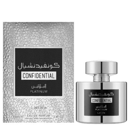 Lattafa Confidential Platinum Eau de Parfum – 100ml