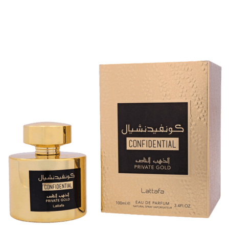 Lattafa Unisex Confidential Private Gold Eau De Parfum – 100 ml