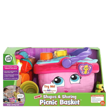 Leap Frog Shapes & Sharing Picnic Basket Activity Toy