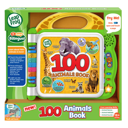 LeapFrog 100 Djur Interaktiv Pedagogisk Lärobok