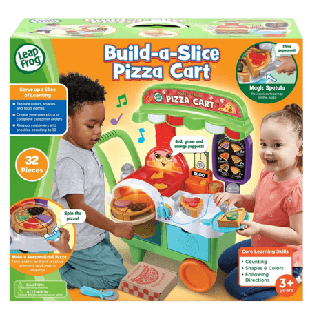 LeapFrog Build-A-Slice Pizza Cart Learning Toy