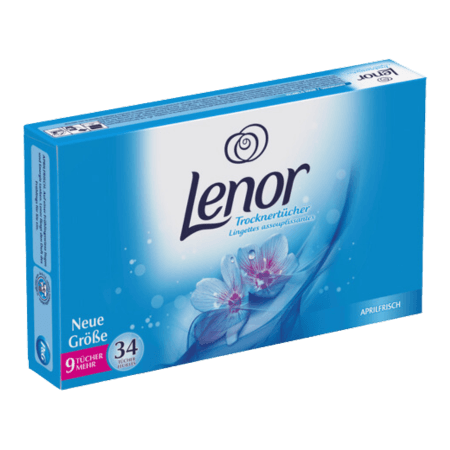Lenor April Fresh Wipes - 34 st.