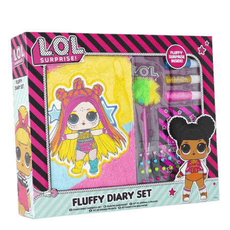 L.O.L. Surprise! DYO Fluffy Dagbokset med Pennor och Klistermärken