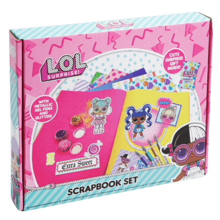 L.O.L. Surprise! Scrapbokset med Glitter, Klistermärken och Pennor