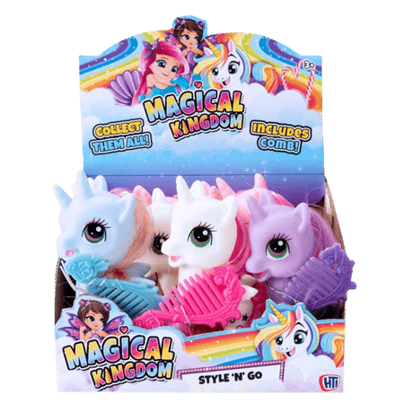 Magical Kingdom Style 'N' Go Enhörningsponny med Kam Leksak