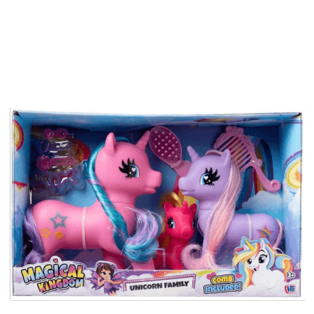 Magical Kingdom Unicorn Family Figure Playset