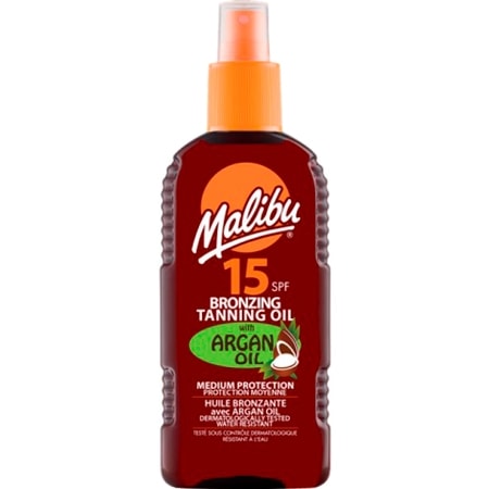 Malibu Tanning Oil Arganolja SPF 15 - 200ml