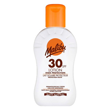 Malibu SPF 30 Hög Skydd Vattenresistent Solkräm - 100 ml