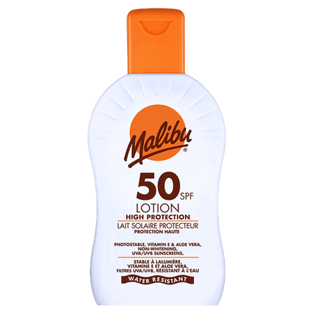 Malibu SPF 50 Hög Skydd Vattenresistent Solkräm - 200 ml