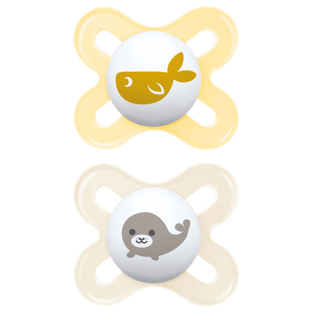 MAM Start Cute Fish Design 0–2M Unisex Napp – 2 st