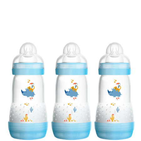 MAM 260ml 2+mths Anti-Colic Blå Flaska - 3 st