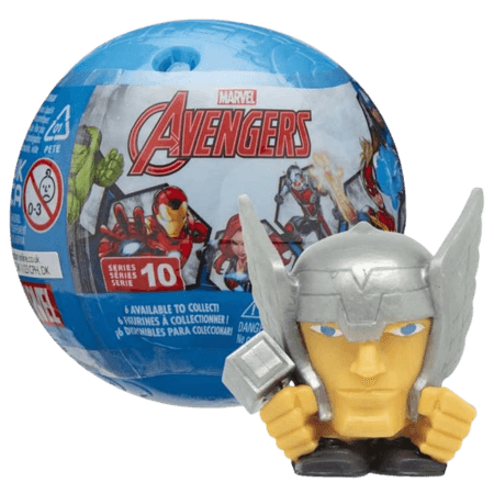 Mashems Marvel Avengers Sfärkapsel Squishy Figur – Assorterad