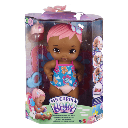 Mattel My Garden Baby mata och byta baby fjäril