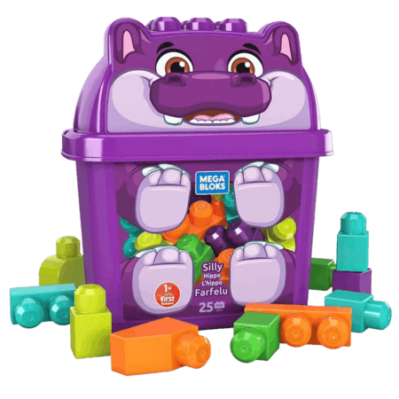 Mega Bloks First Builders Silly Hippo 25 delar