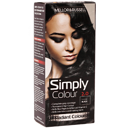 Mellor & Russell Simply Colour Hårfärg - 2.0 Natural Black