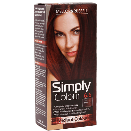 Mellor & Russell Simply Colour Hårfärg - 6.6 True Red