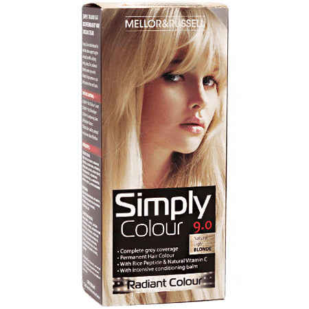 Mellor & Russell Simply Colour Hårfärg - 9.0 Naturligt ljusblond