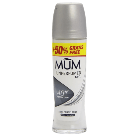 Mum Unperfumed 48H Anti-Perspirant Deodorant Roll-On – 75 ml