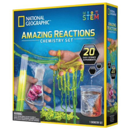 National Geographic Amazing Reactions Chemistry Set