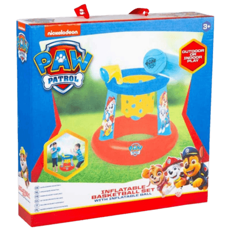 Nickelodeon Paw Patrol Uppblåsbart Basketset