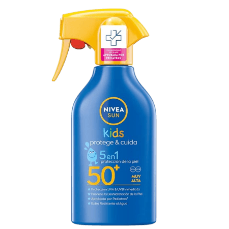 Nivea Sun Kids Protege & Cuida 5-i-1 Spray Solskyddsmedel SPF50+ 270 ml