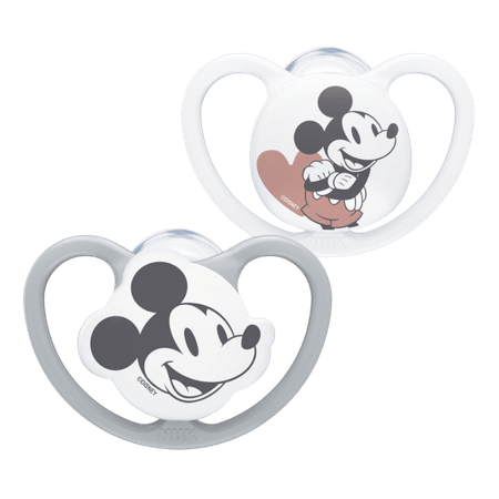 NUK Disney Space 18–36M Grå Napp – 2 st