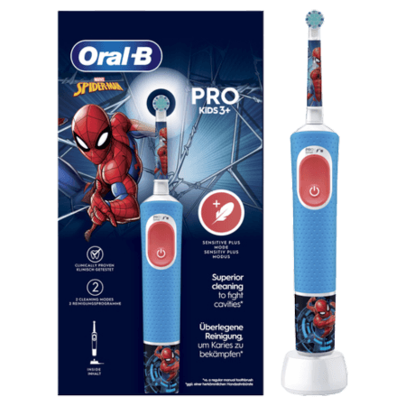 Oral-B Kids Pro Spiderman Elektrisk Tandborste för 3+ år