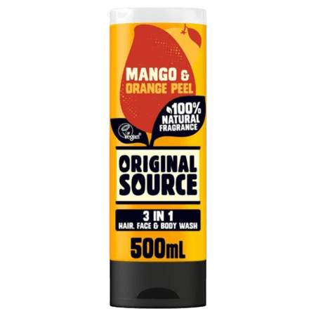 Original Source 3-i-1 Kroppstvål med Mango och Apelsinskal - 500ml