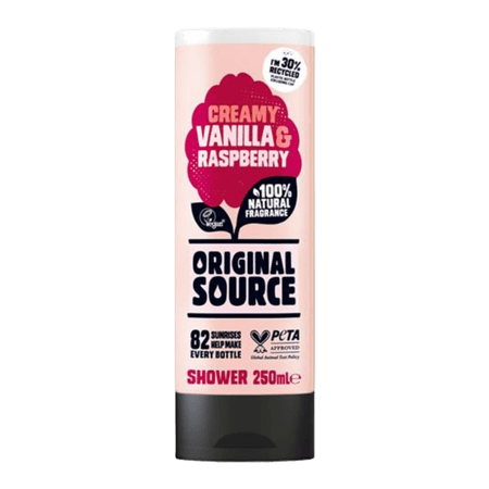 Original Source Creamy Vanilla Milk & Raspberry Shower Gel - 250 ml