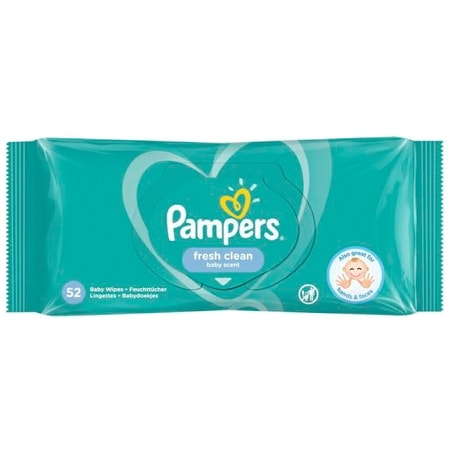 Pampers Fresh Clean Våtservetter - 52 st