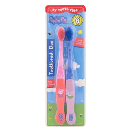 Peppa Pig My Teeth Time Duo Toothbrush - 2 st