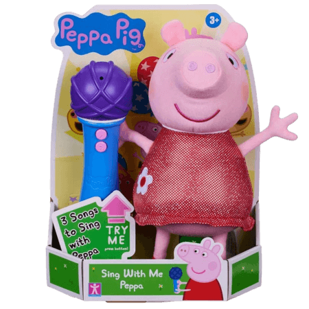 Peppa Pig Sing With Me Interactive Plush Toy with Microphone