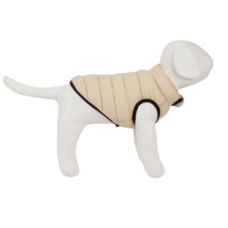 Peppy Buddies Ultra-Light Beige Puffy Hundjacka - L