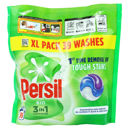 Persil Bio 3-i-1 Tvättkapslar – 39 st