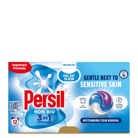 Persil Non-Bio 3-i-1 Tvättkapslar – 12 st