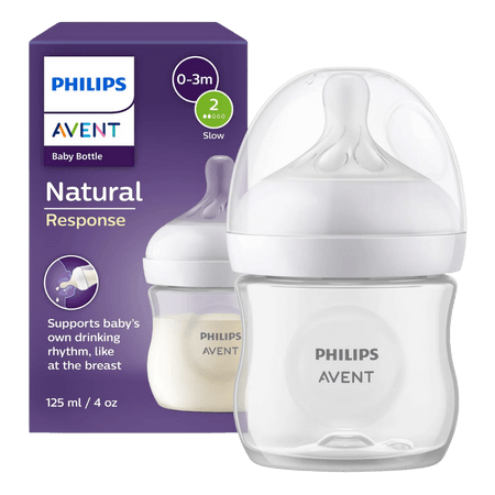Philips Avent Natural Response 0–3 Månader Nappflaska – 125 ml
