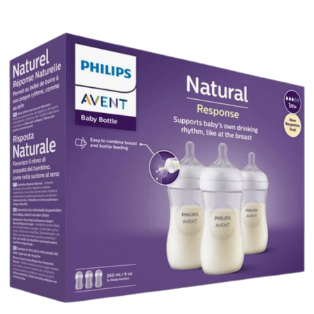 Philips Avent Natural Response 1+ Månader Nappflaska – 3 x 260 ml