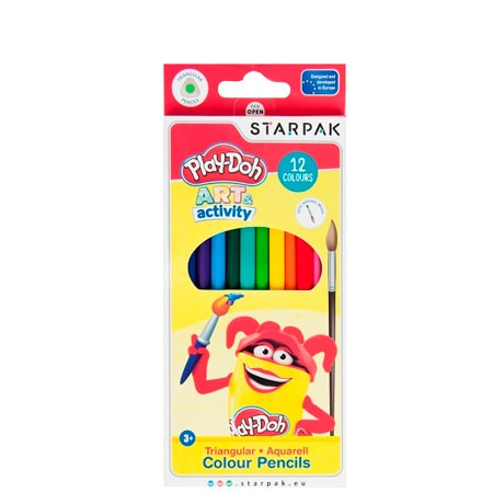 Play-Doh Vattenfärgskrita - 12 färger