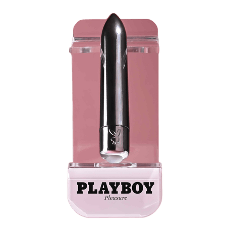 Playboy Pleasure 70th Anniversary Bullet Vibrator – Silver