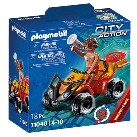 Playmobil City Action Strandpatrull Fyrhjuling (Quad) Lekset