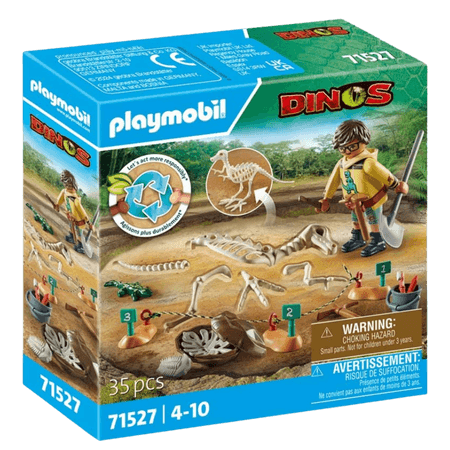 Playmobil Dinos Arkeologisk Utgrävning med Dinosaurieskelett Lekset