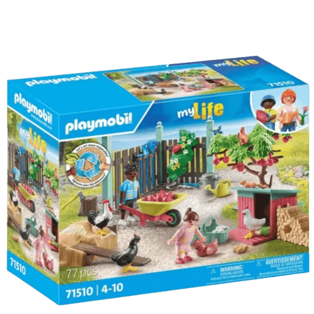 Playmobil My Life Liten Hönsgård i Tiny House Trädgård Lekset